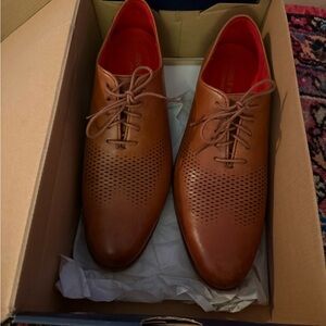 Men's Cole Haan Brown Leather Dress Shoes
